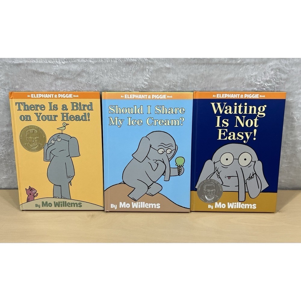 Elephant & Piggie Book Lot of 3 by Mo Willems 1st Editions Disney Hyperion
